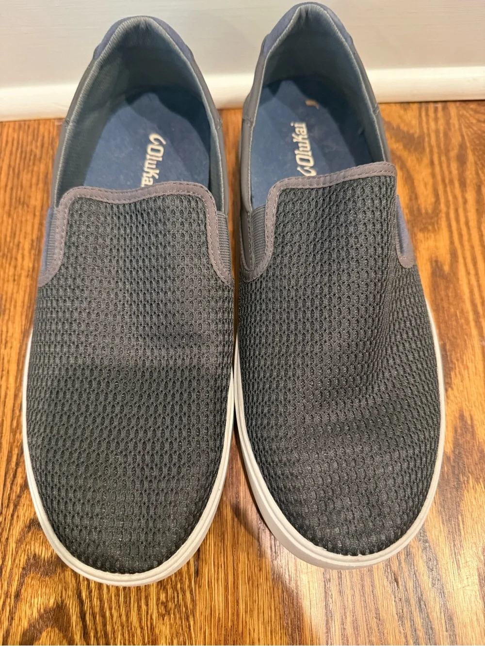 Olukai Men's Charcoal Grey Slip On